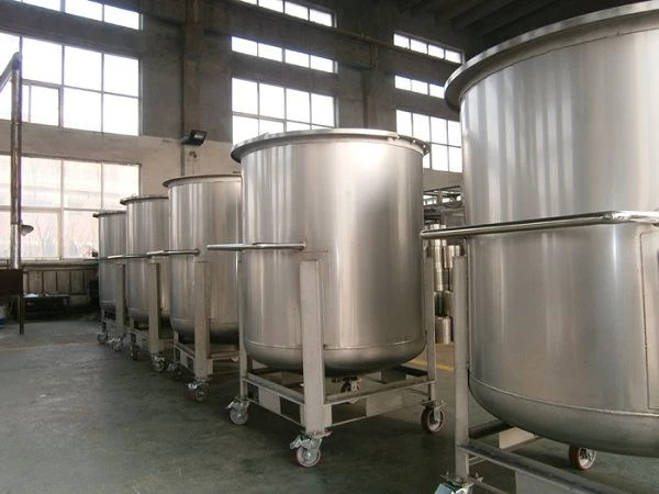 removable open top IBC tank
